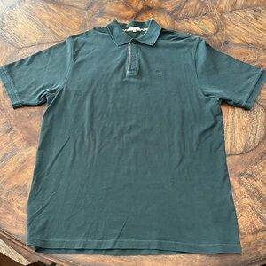 Men’s XL Burberry London Dark Green Polo Shirt